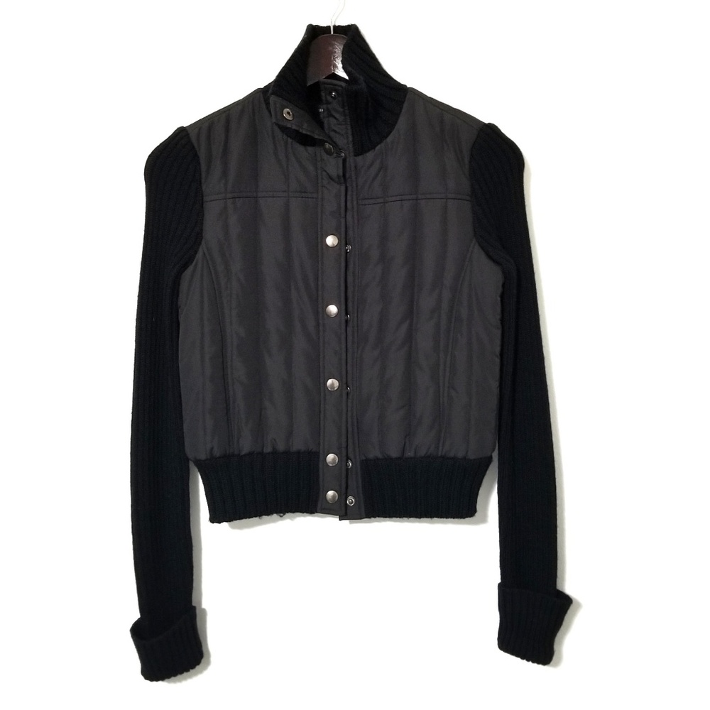 BCBGMAXAZRIA Puffer & Wool Jacket